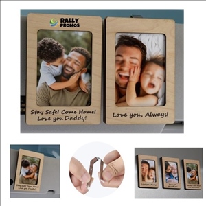 Wooden Car Visor Picture Frame